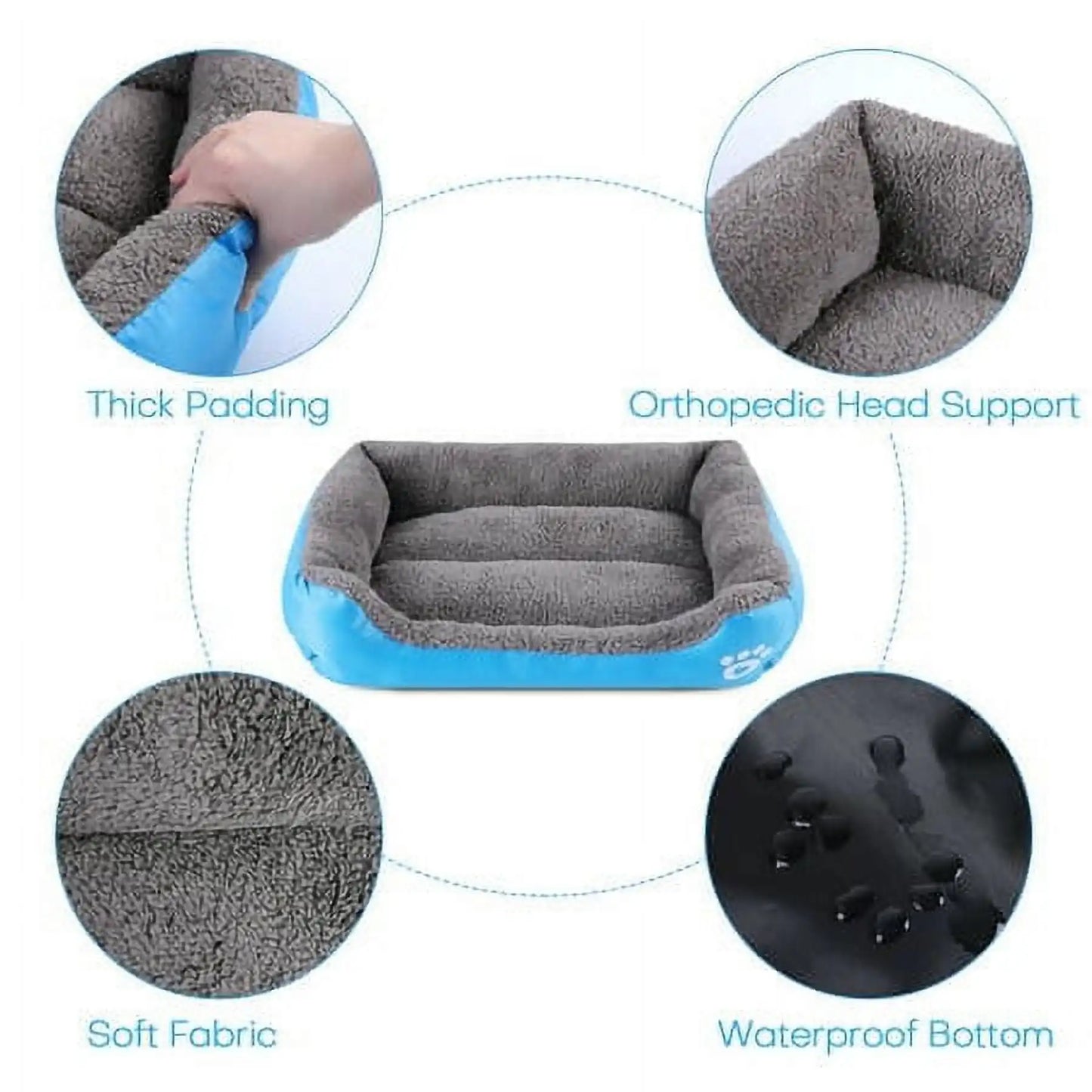 Plush Pet Bed - All Season Comfort