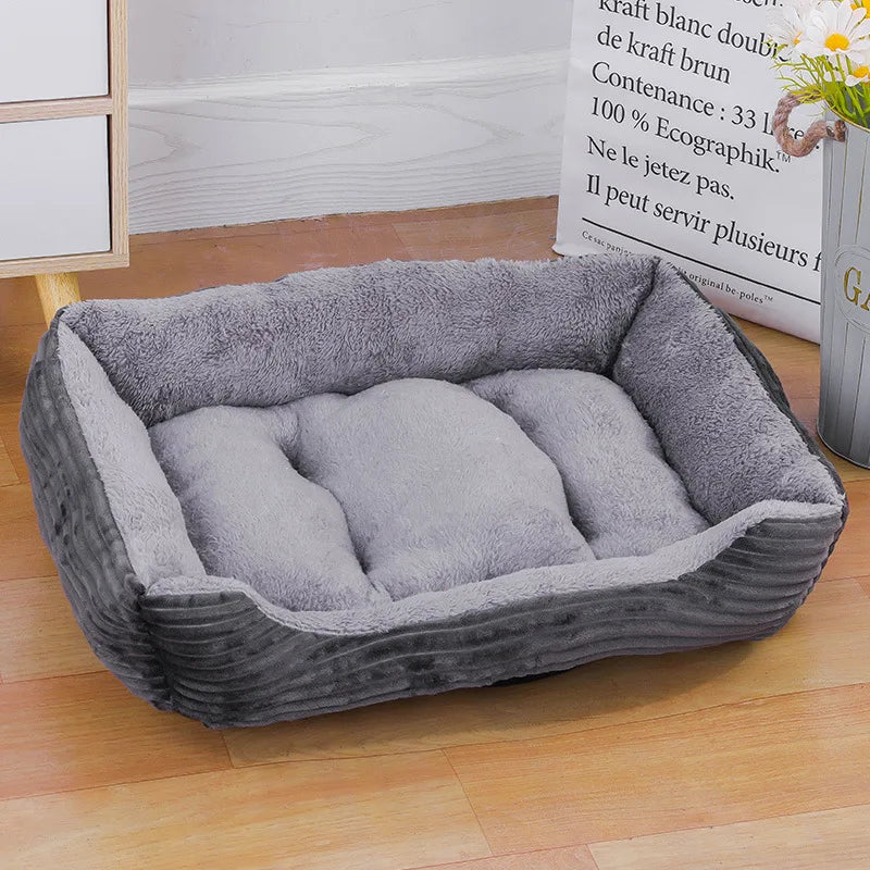 Plush Pet Bed - All Season Comfort