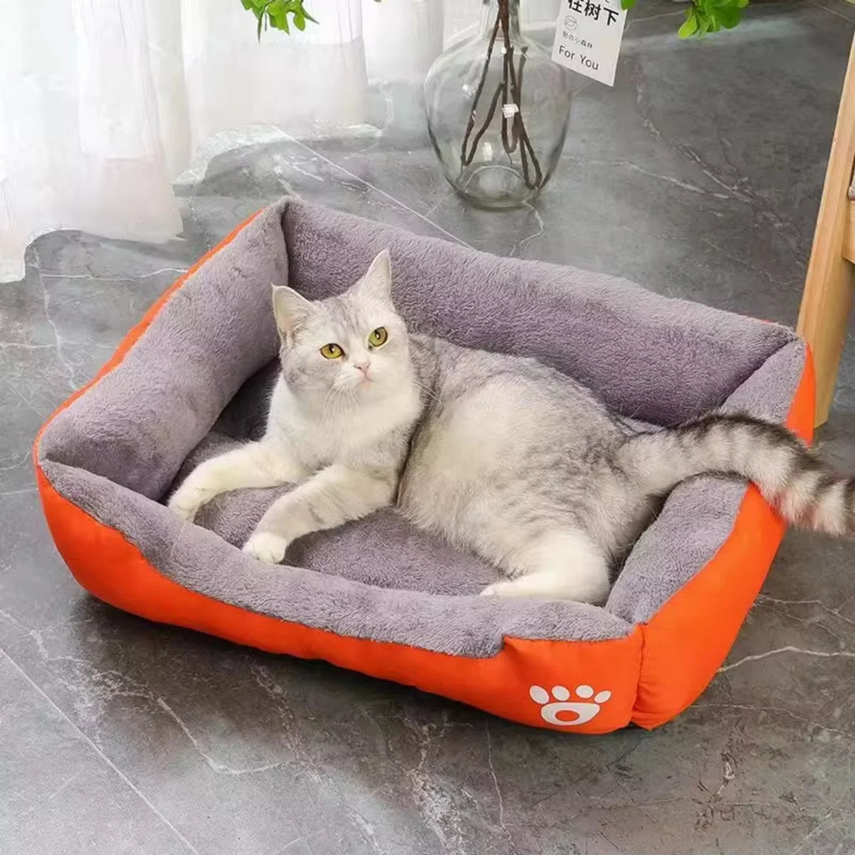 Plush Pet Bed - All Season Comfort