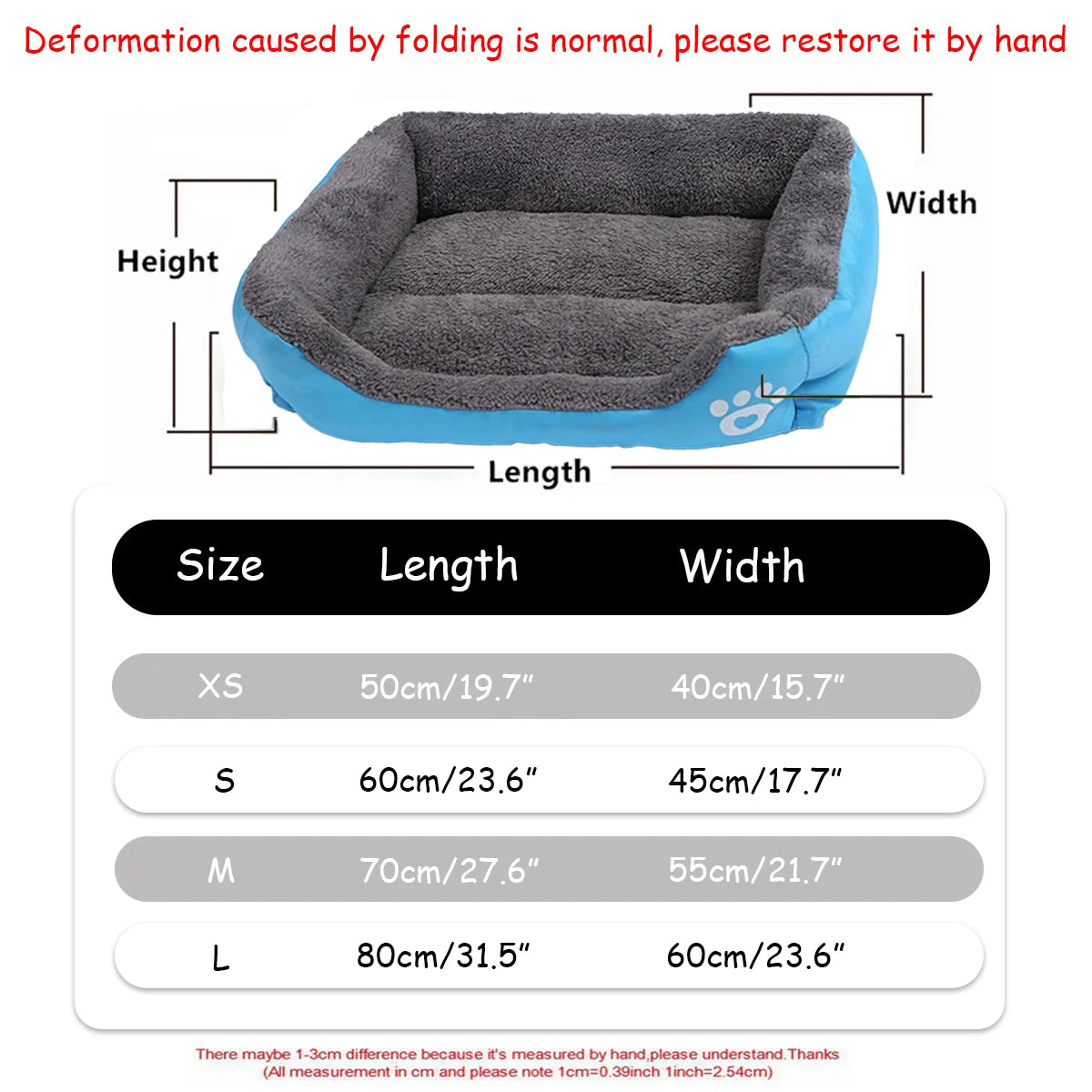 Plush Pet Bed - All Season Comfort