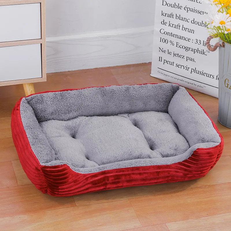 Plush Pet Bed - All Season Comfort