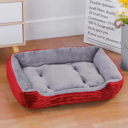 Plush Pet Bed - All Season Comfort